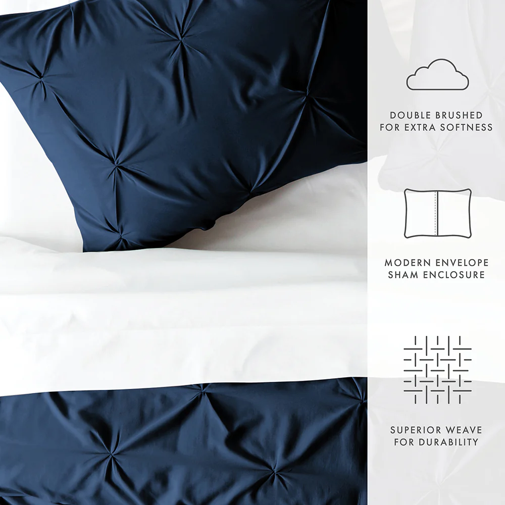Pinch-Pleat 3-Piece Duvet Cover Set (Sale) - Image 17