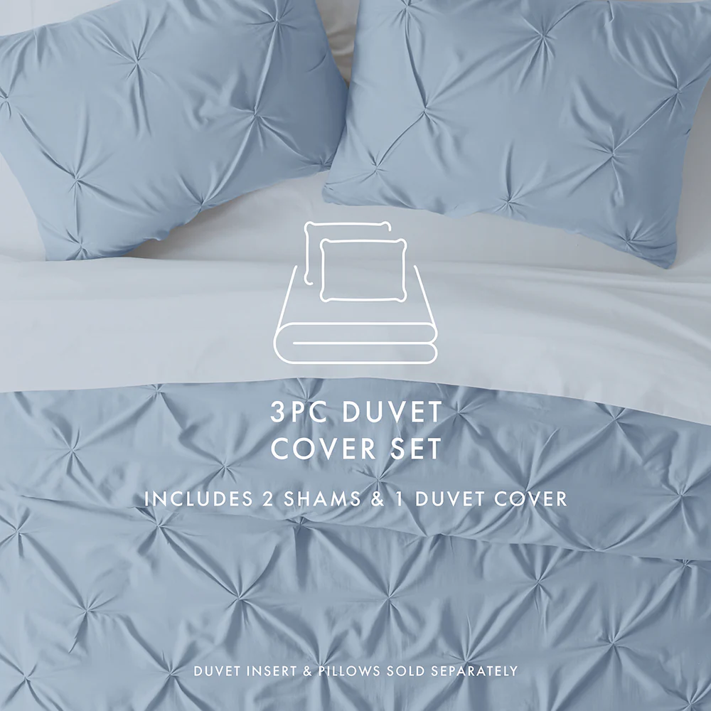 Pinch-Pleat 3-Piece Duvet Cover Set (Sale) - Image 37