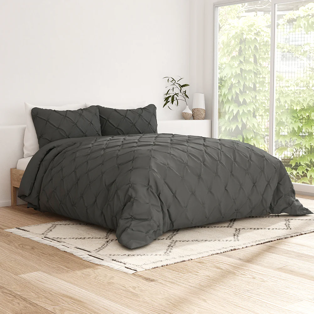 Pinch-Pleat 3-Piece Duvet Cover Set (Sale) - Image 8