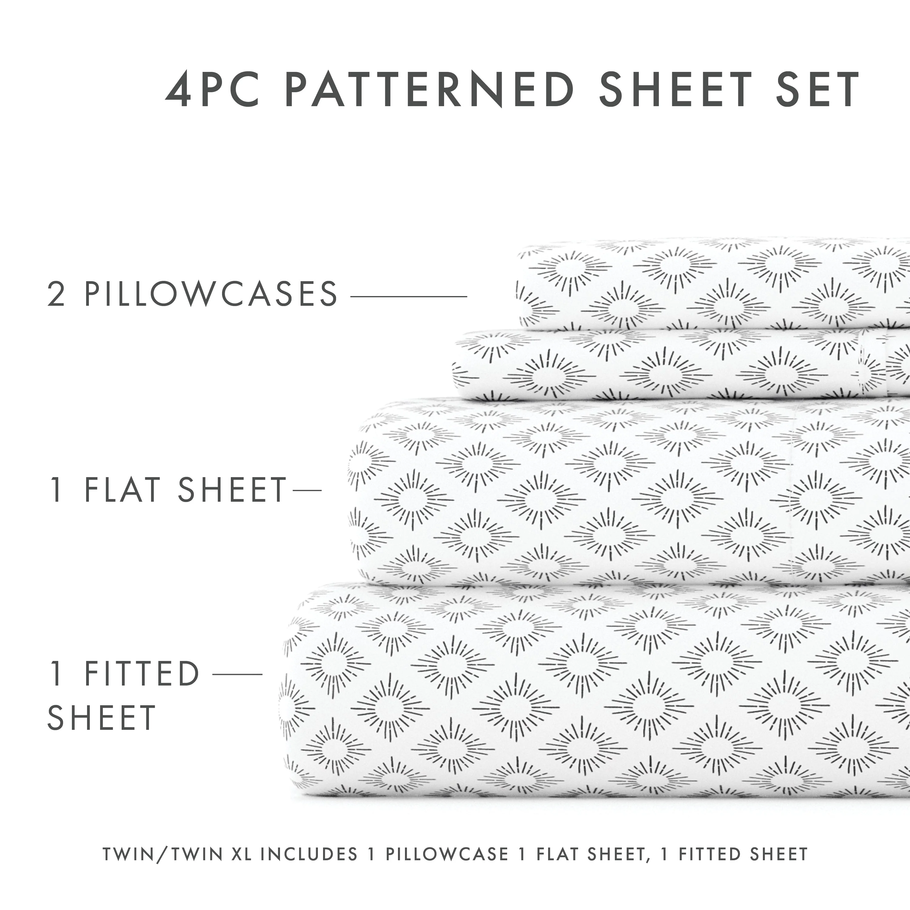 Polaris Pattern 4-Piece Sheet Set (Sale) - Image 5