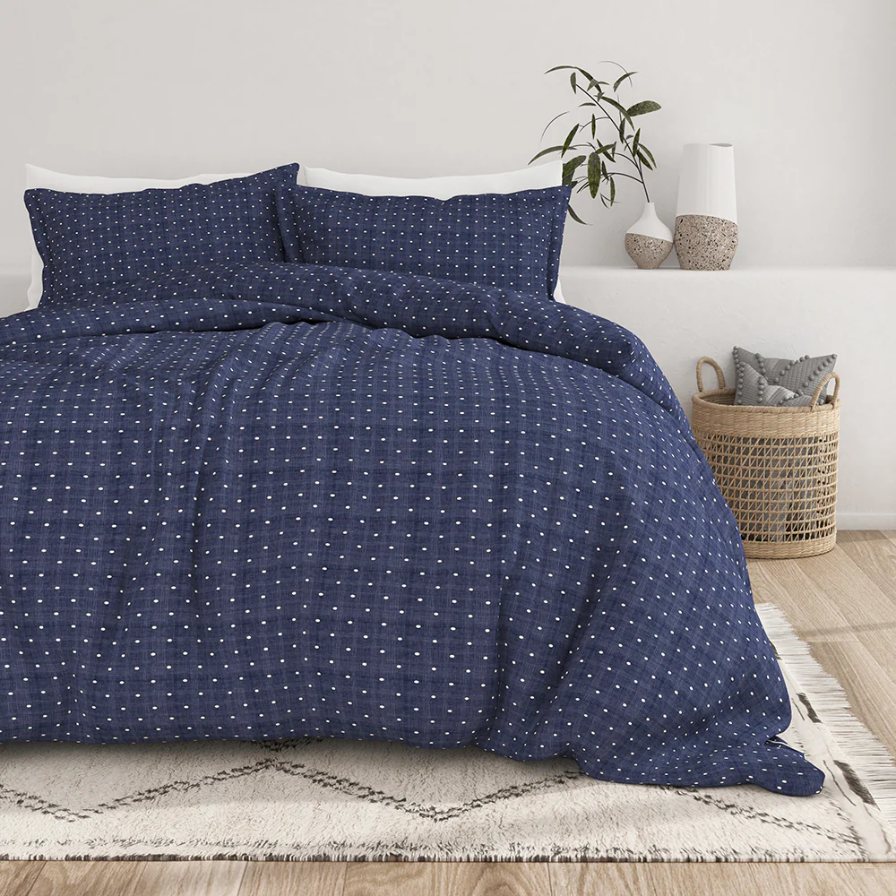 Polkadot Pattern 3-Piece Duvet Cover Set (Sale) - Image 2