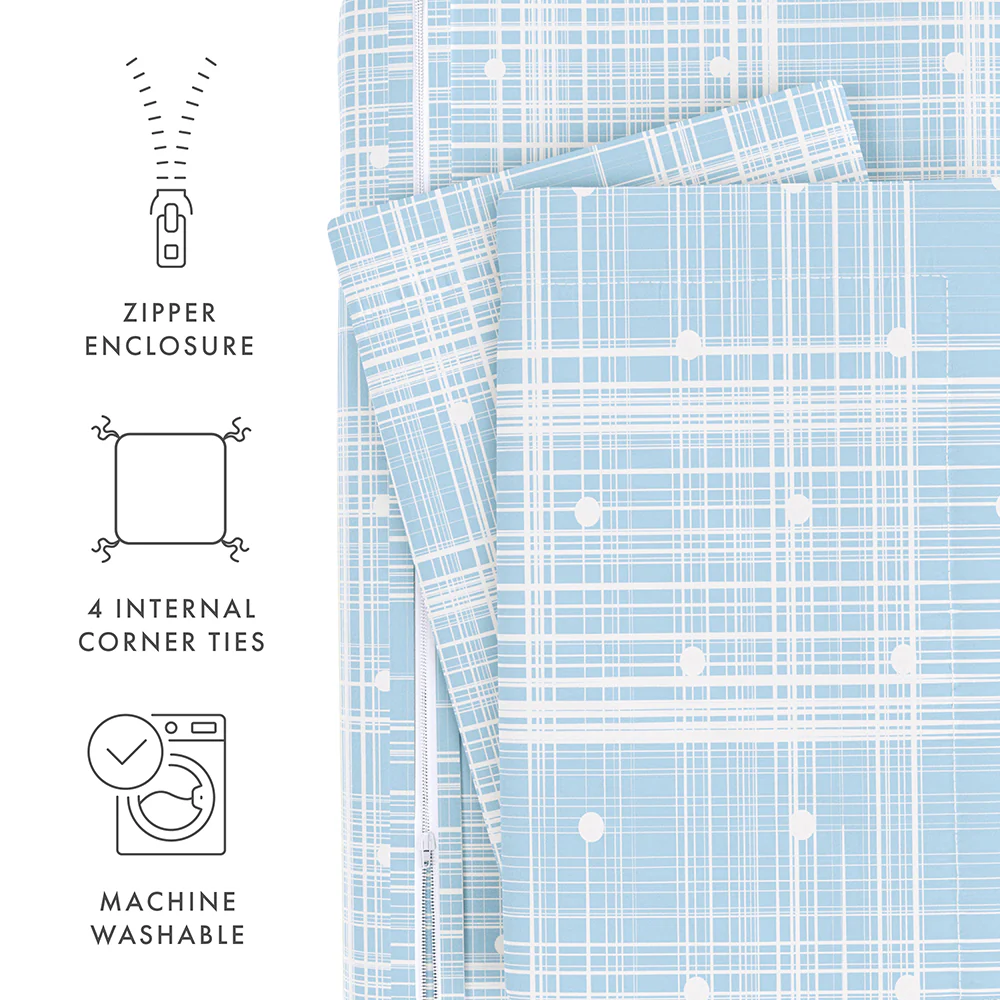 Polkadot Pattern 3-Piece Duvet Cover Set (Sale) - Image 33