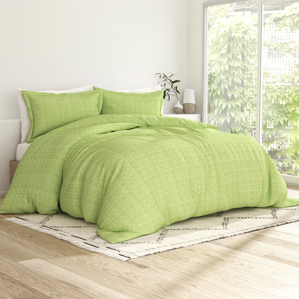 Polkadot Pattern 3-Piece Duvet Cover Set (Sale) - Image 8