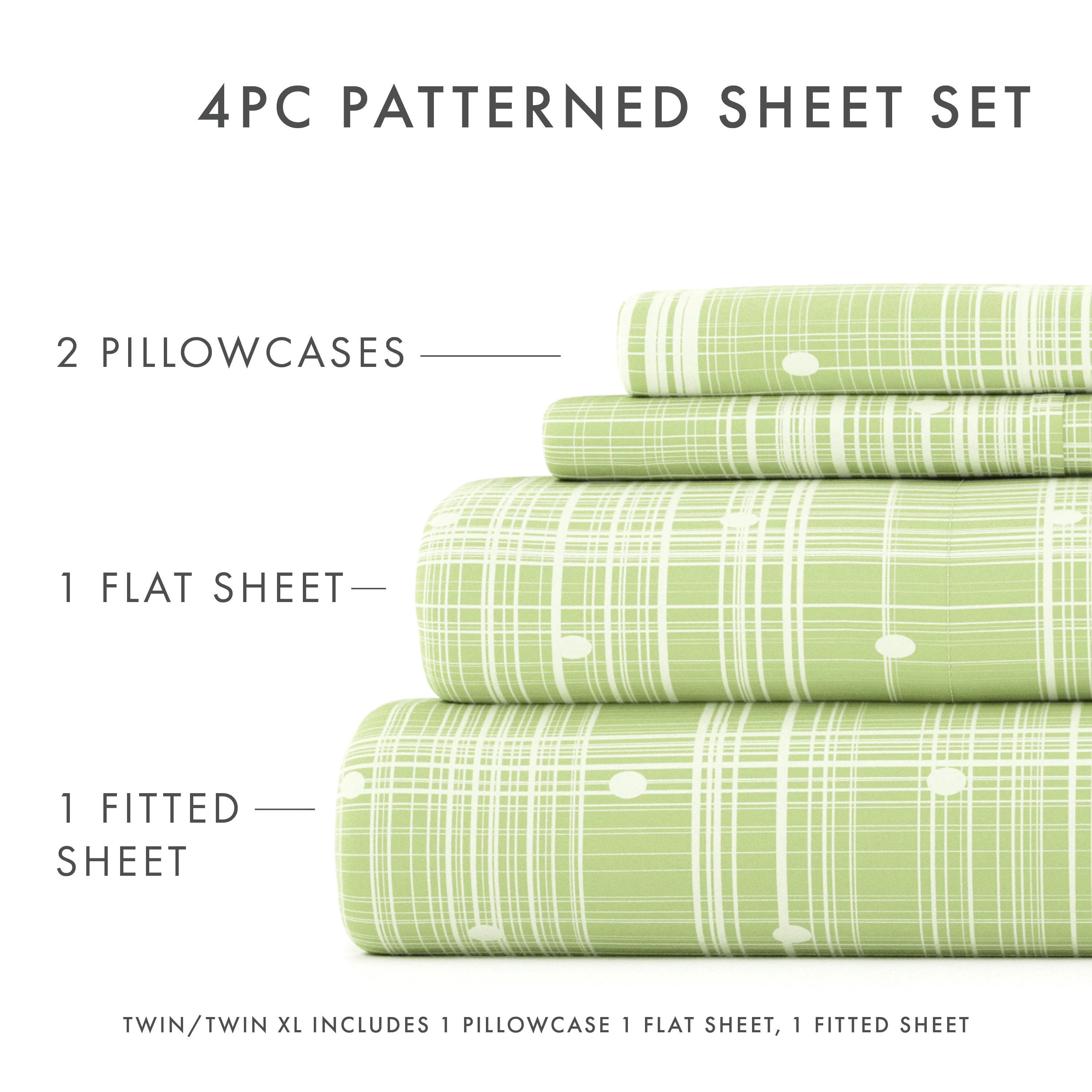 Polkadot Pattern 4-Piece Sheet Set (Sale) - Image 20