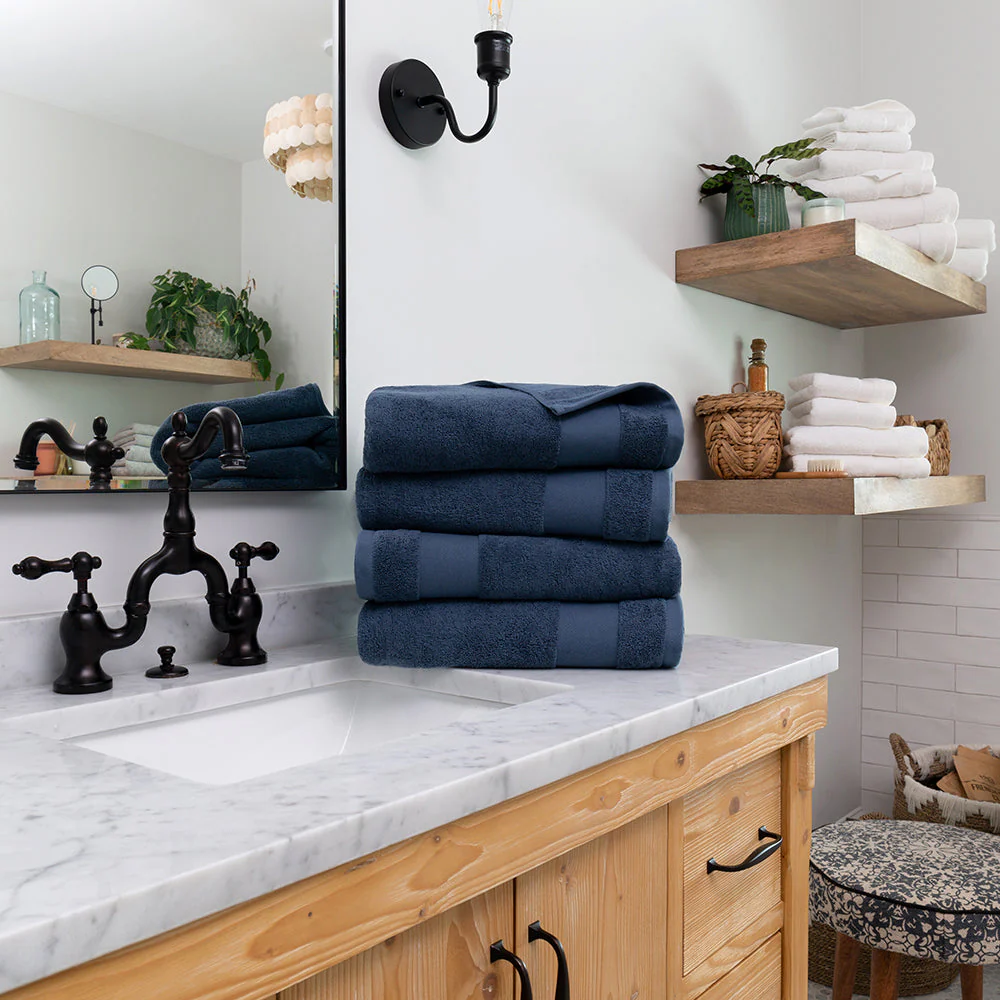 Ultra Soft 100% Cotton 4-Piece Bath Towel Set (Sale) - Image 2