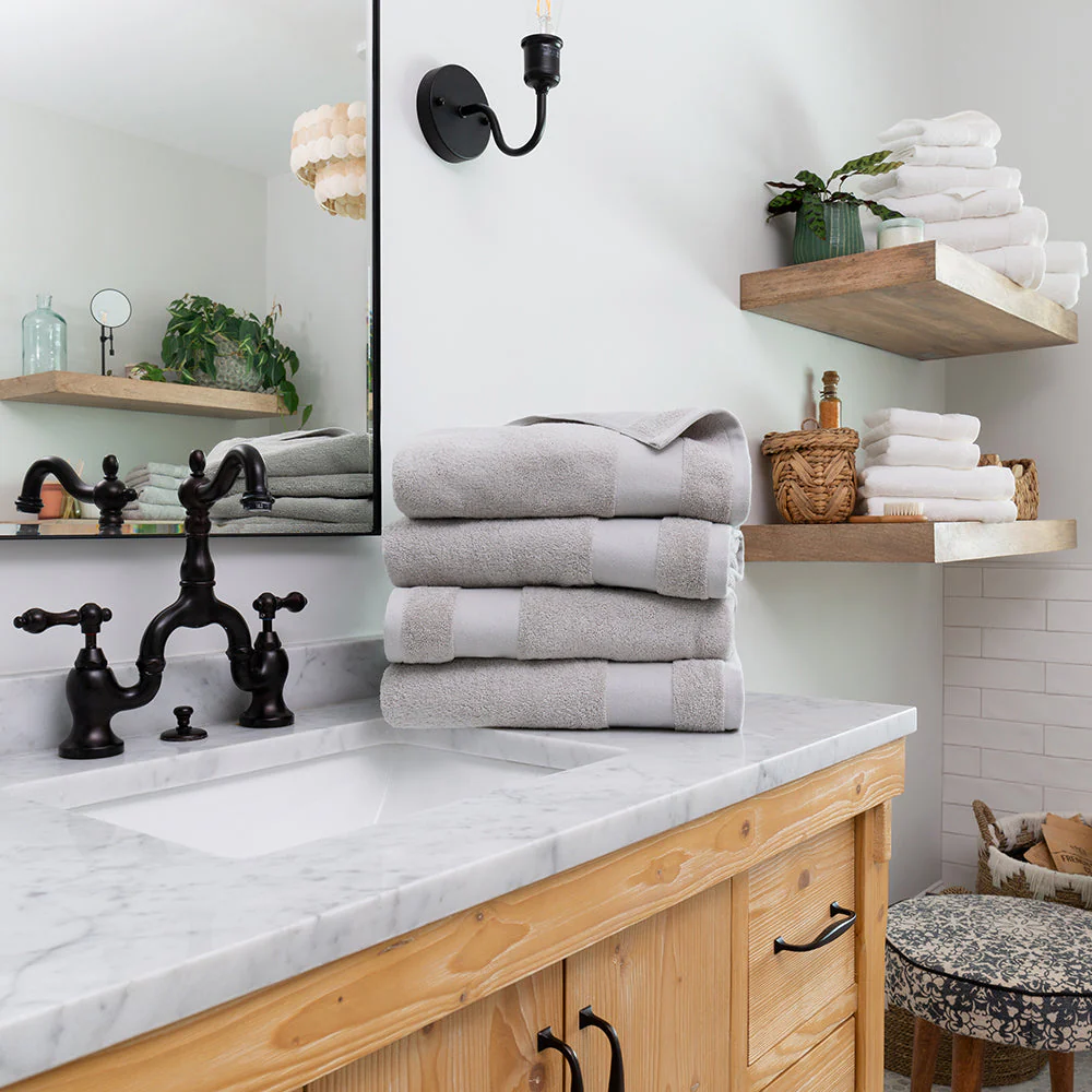 Ultra Soft 100% Cotton 4-Piece Bath Towel Set (Sale) - Image 4