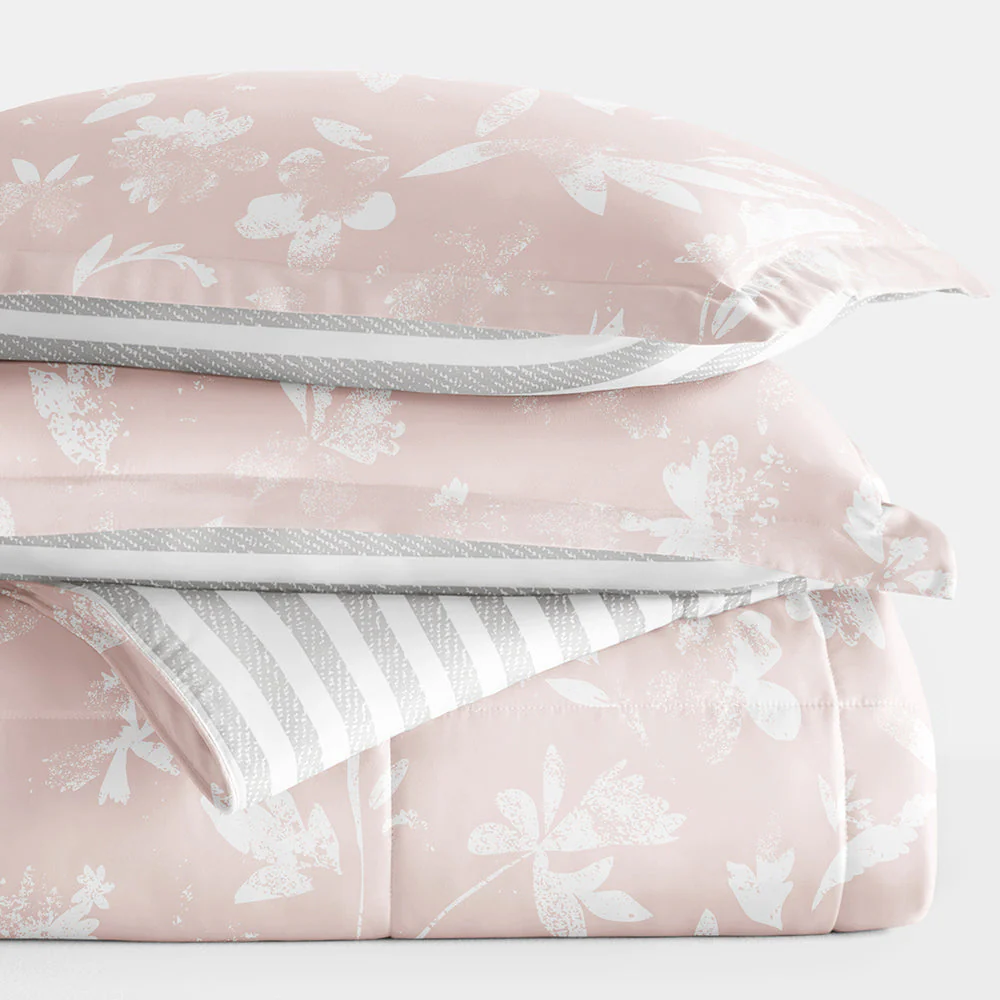 Pressed Flowers Reversible Down-Alternative Comforter Set (Sale) - Image 9