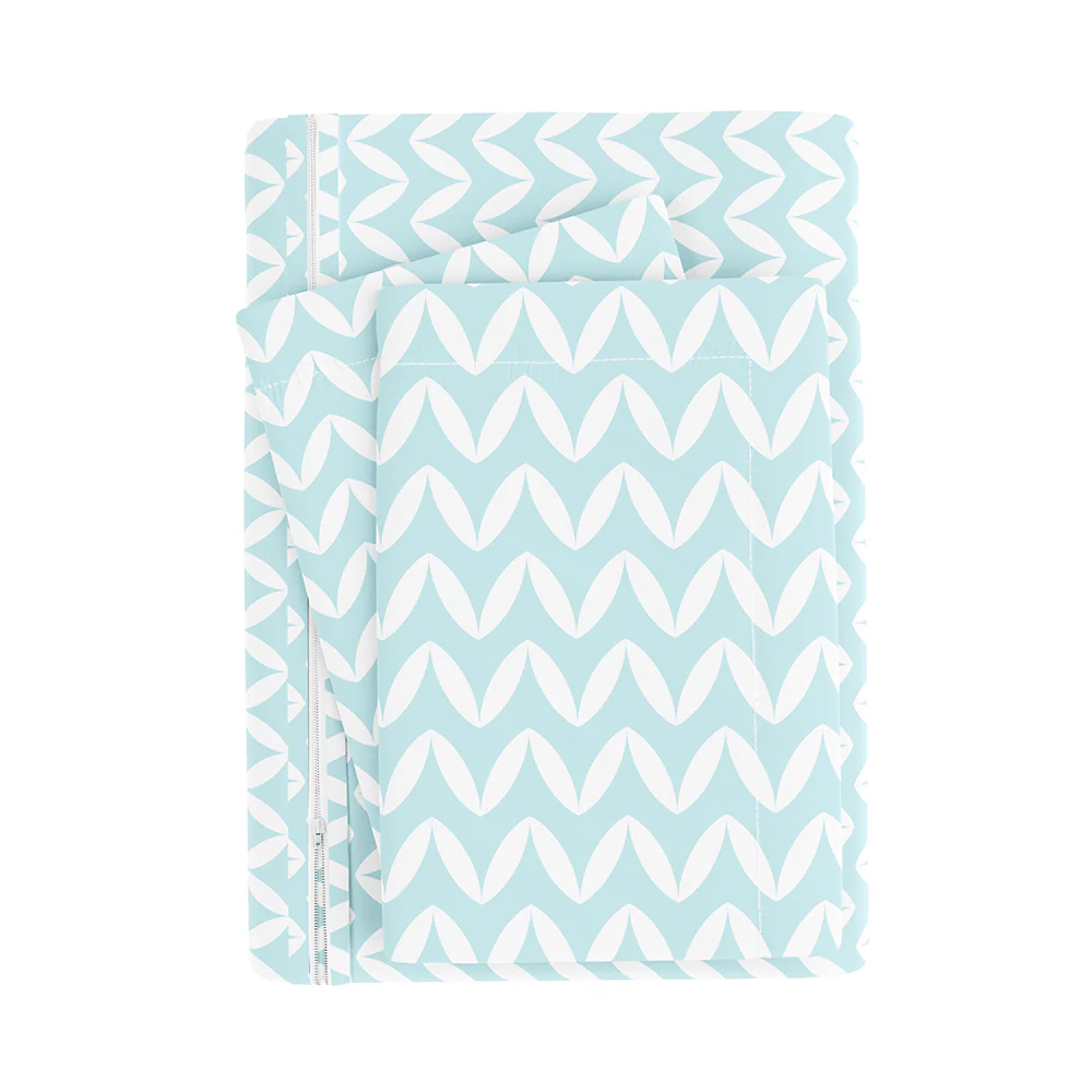Puffed Chevron Pattern 3-Piece Duvet Cover Set (Sale) - Image 17
