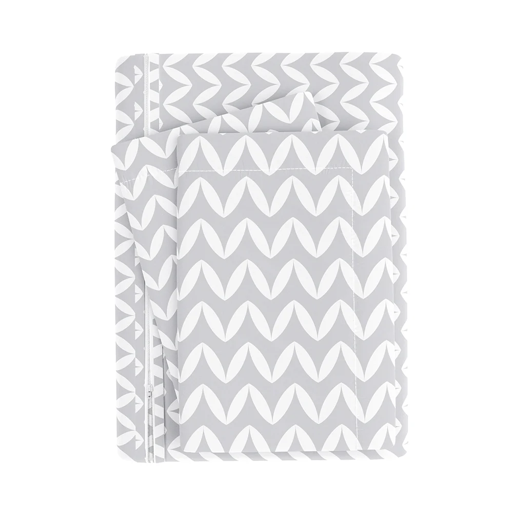 Puffed Chevron Pattern 3-Piece Duvet Cover Set (Sale) - Image 18