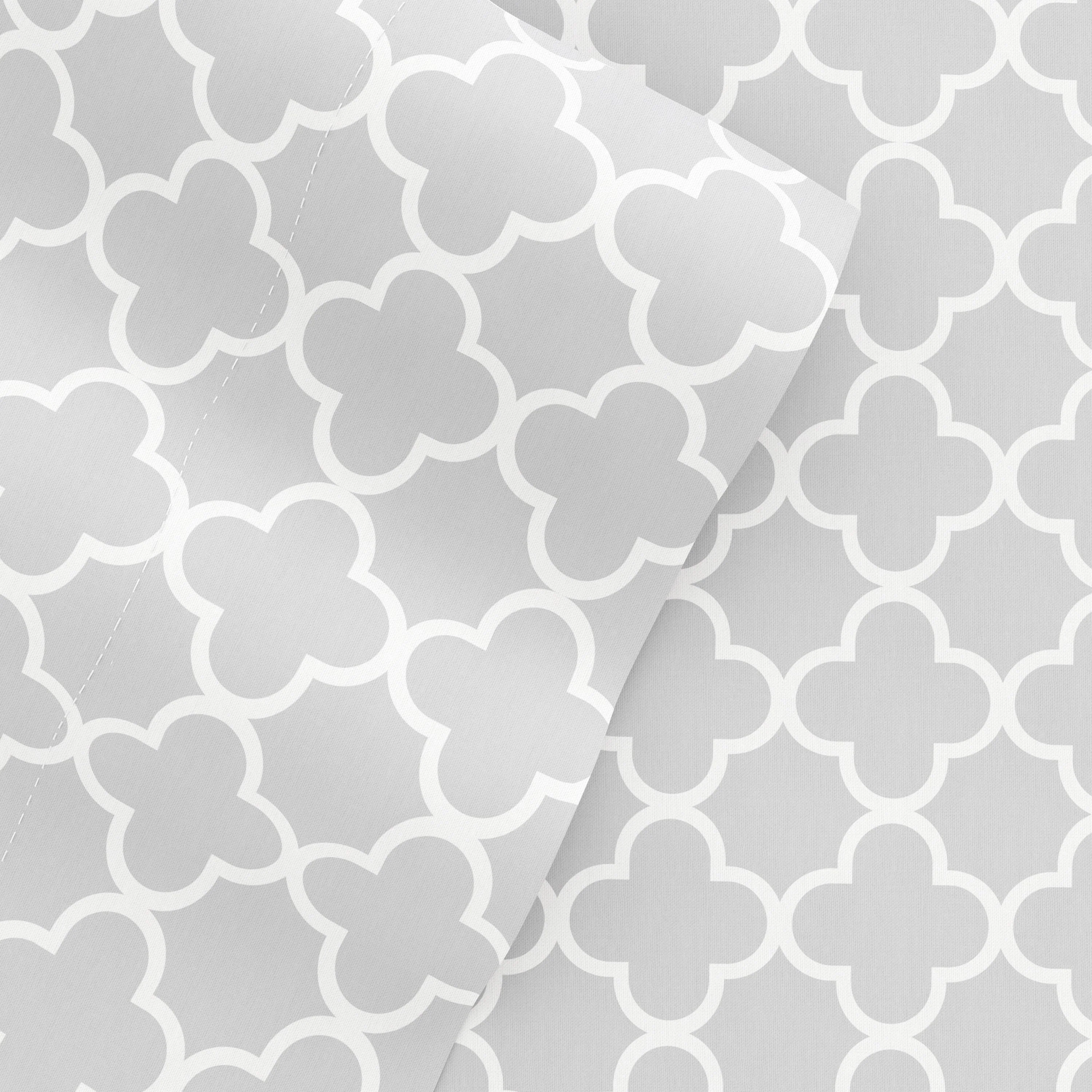 Quatrefoil Pattern 4-Piece Sheet Set (Sale) - Image 4