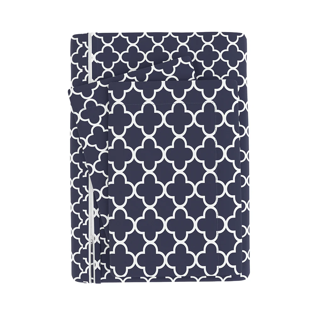 Quatrefoil Pattern 3-Piece Duvet Cover Set (Sale) - Image 11
