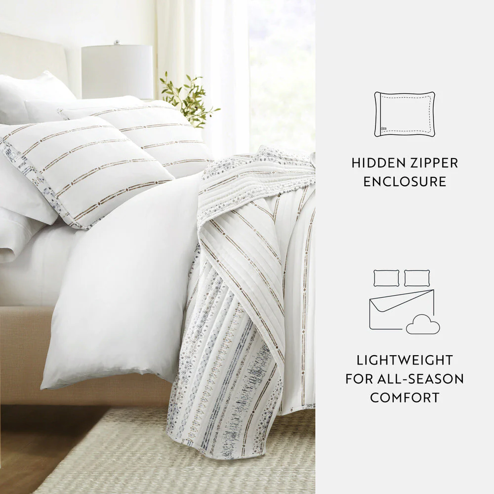 Relic Stripe Reversible Quilted Coverlet Set (Sale) - Image 5