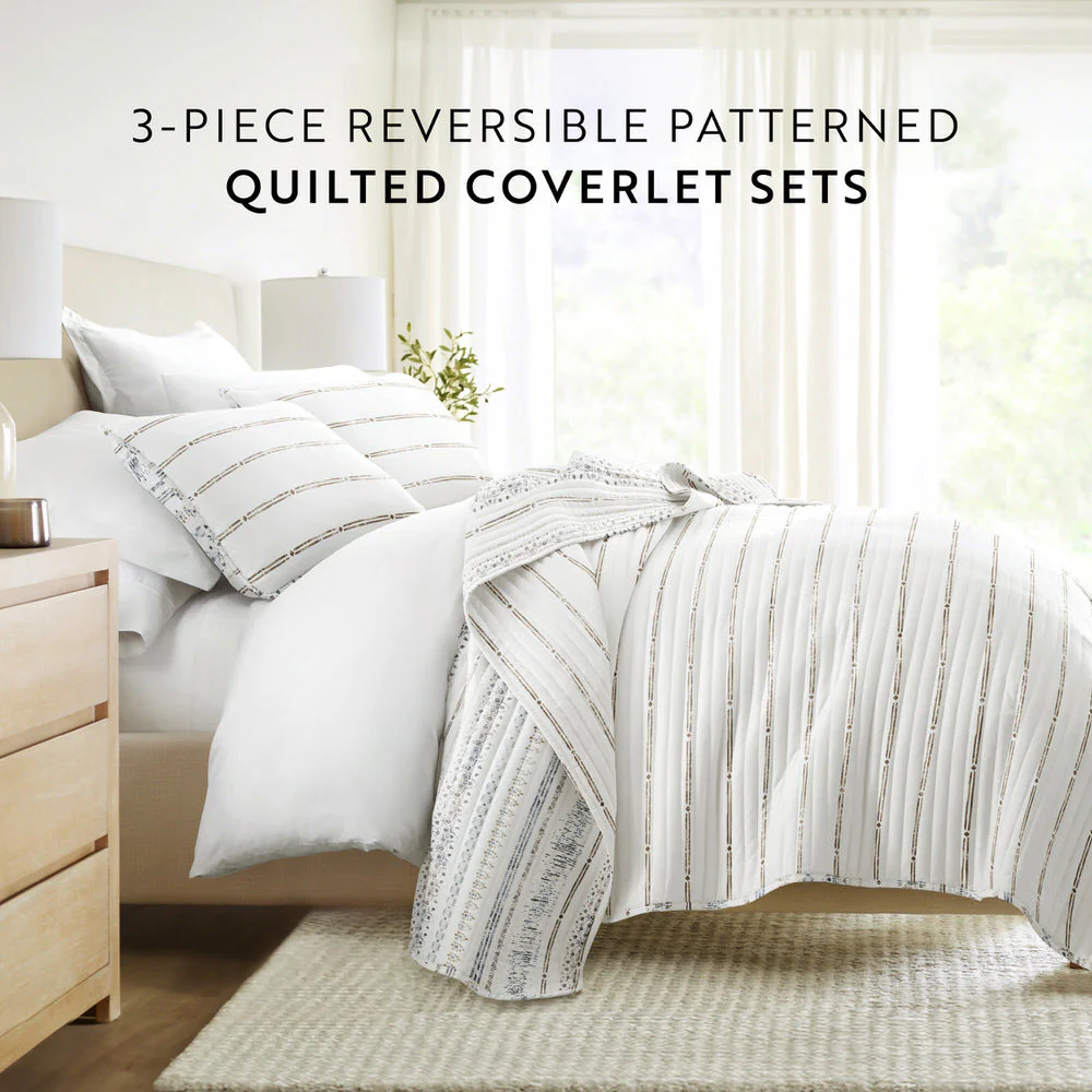 Relic Stripe Reversible Quilted Coverlet Set (Sale) - Image 8
