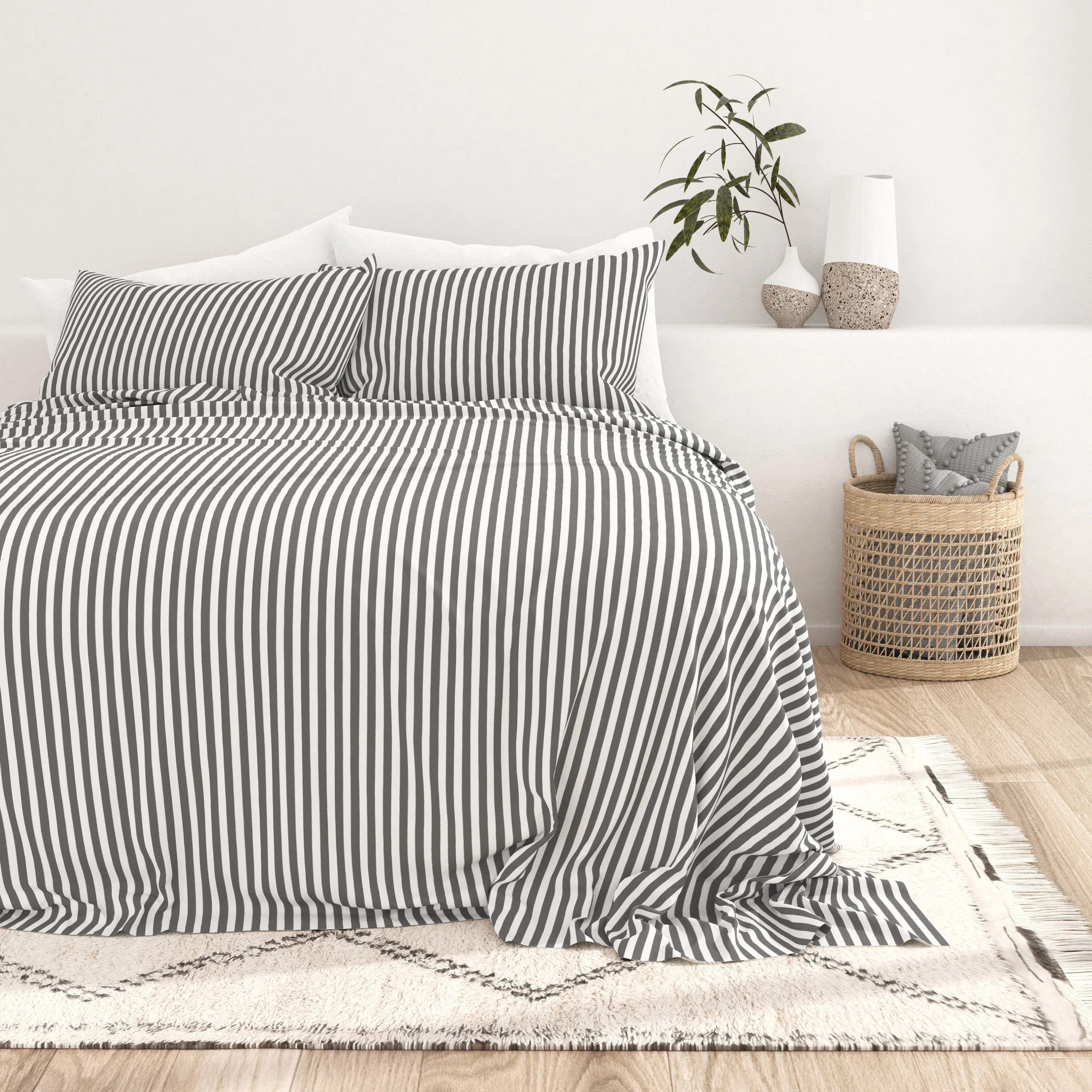 Ribbon Pattern 4-Piece Sheet Set (Sale) - Image 3