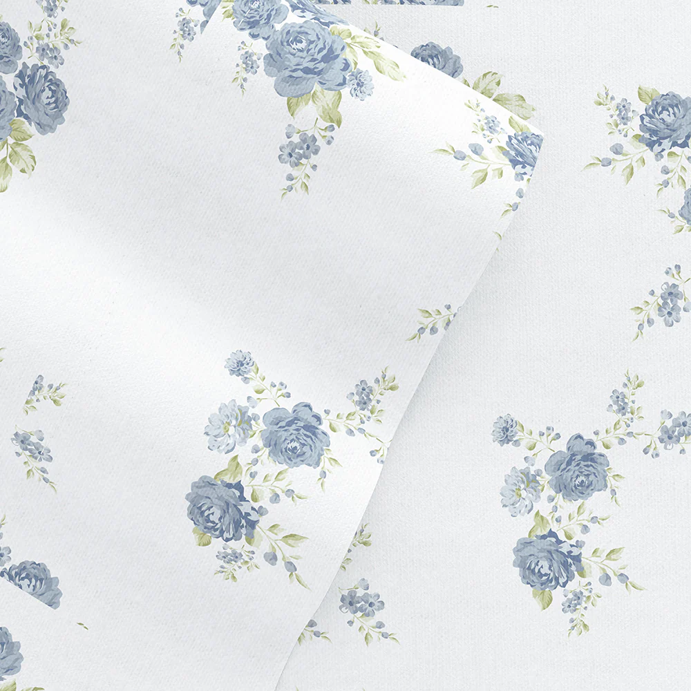 Rose Bunch 4-Piece Flannel Sheet Set (Sale) - Image 3