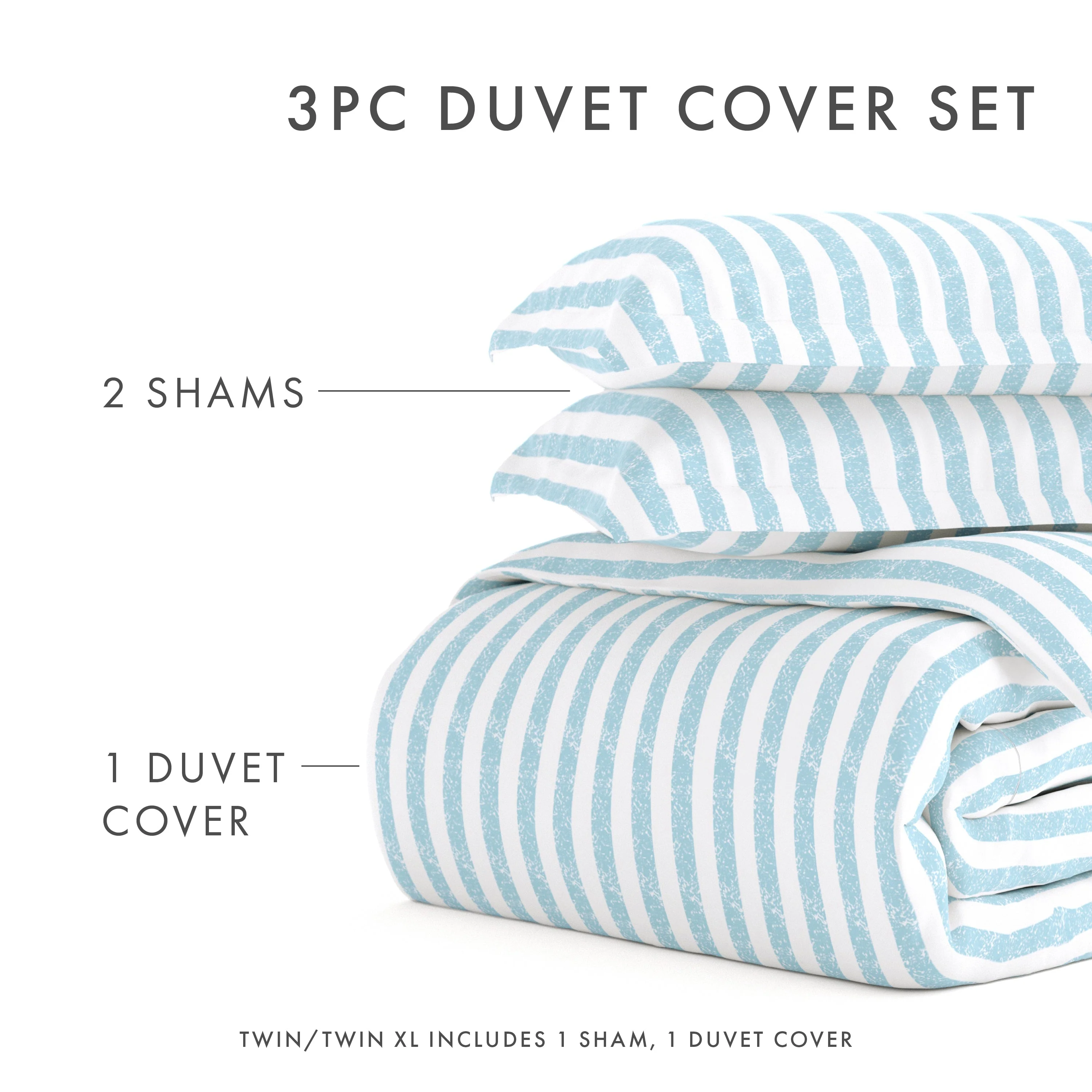 Rugged Stripes Pattern 3-Piece Duvet Cover Set (Sale) - Image 18