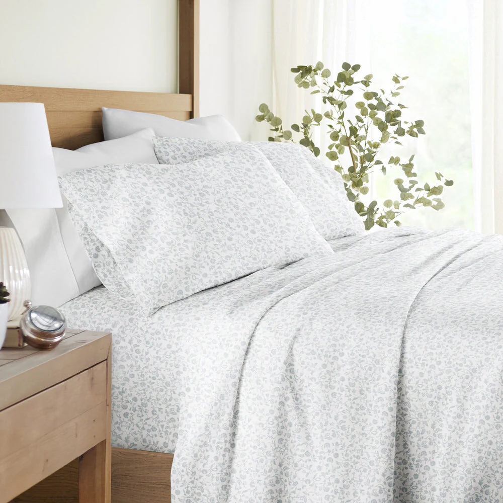 Rustic Jacobean 4-Piece Long Staple Cotton Sheet Set (Sale) - Image 3