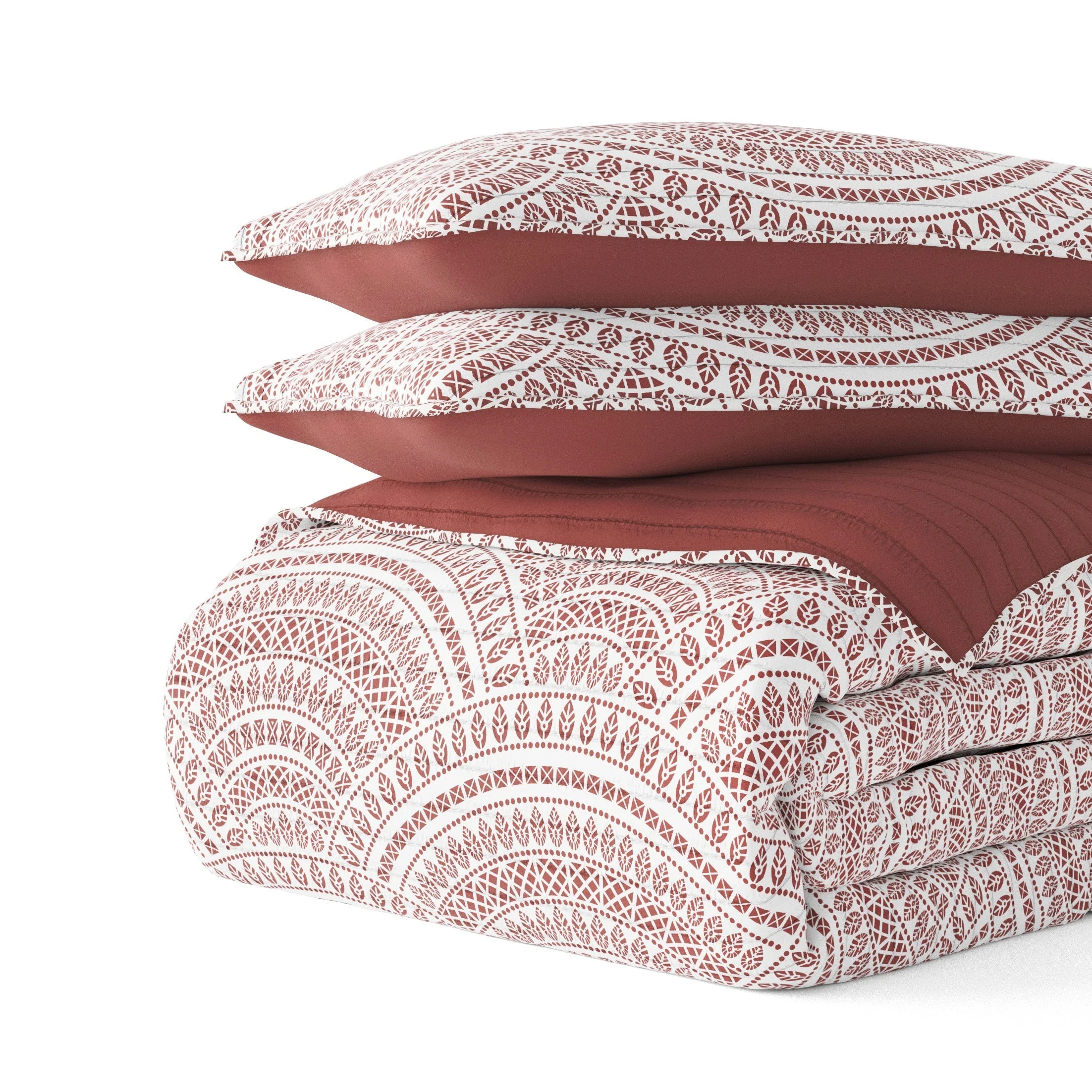 Sale - Scallop Reversible Quilted Coverlet Set - Image 21