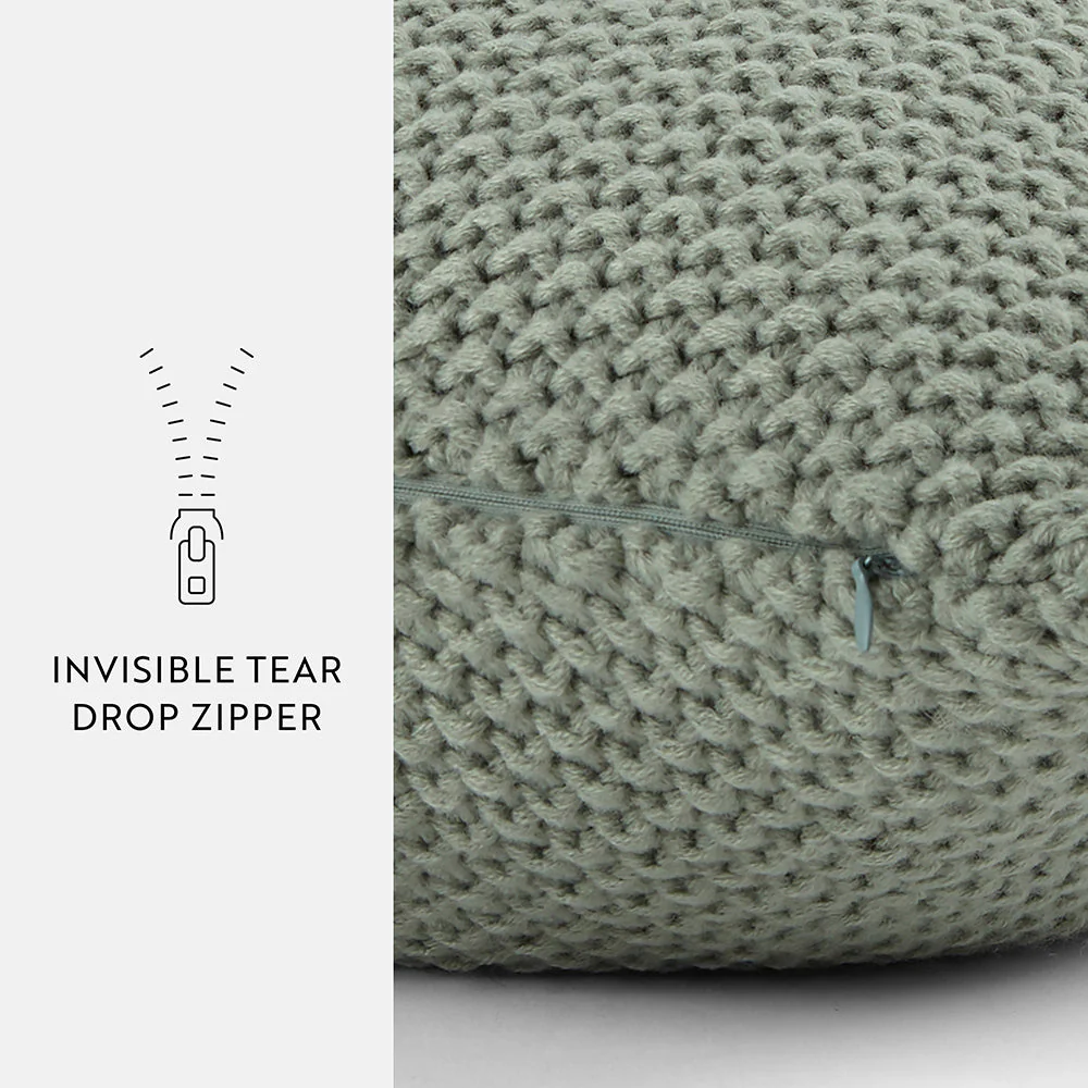 Seed Stitch Knit Throw Pillow Cover and Insert (Sale) - Image 40