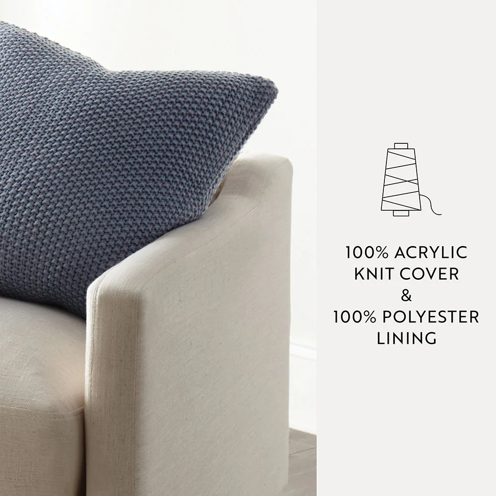 Seed Stitch Knit Throw Pillow Cover and Insert (Sale) - Image 41