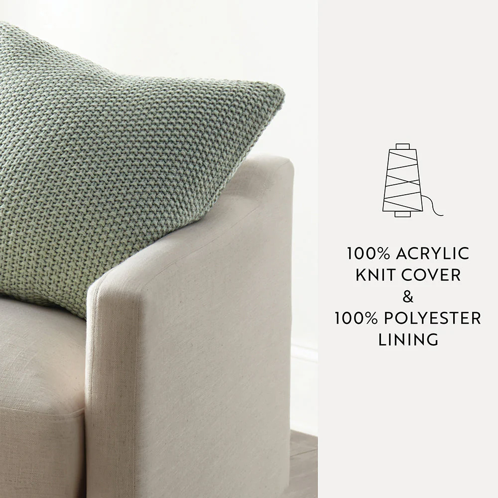 Seed Stitch Knit Throw Pillow Cover and Insert (Sale) - Image 45