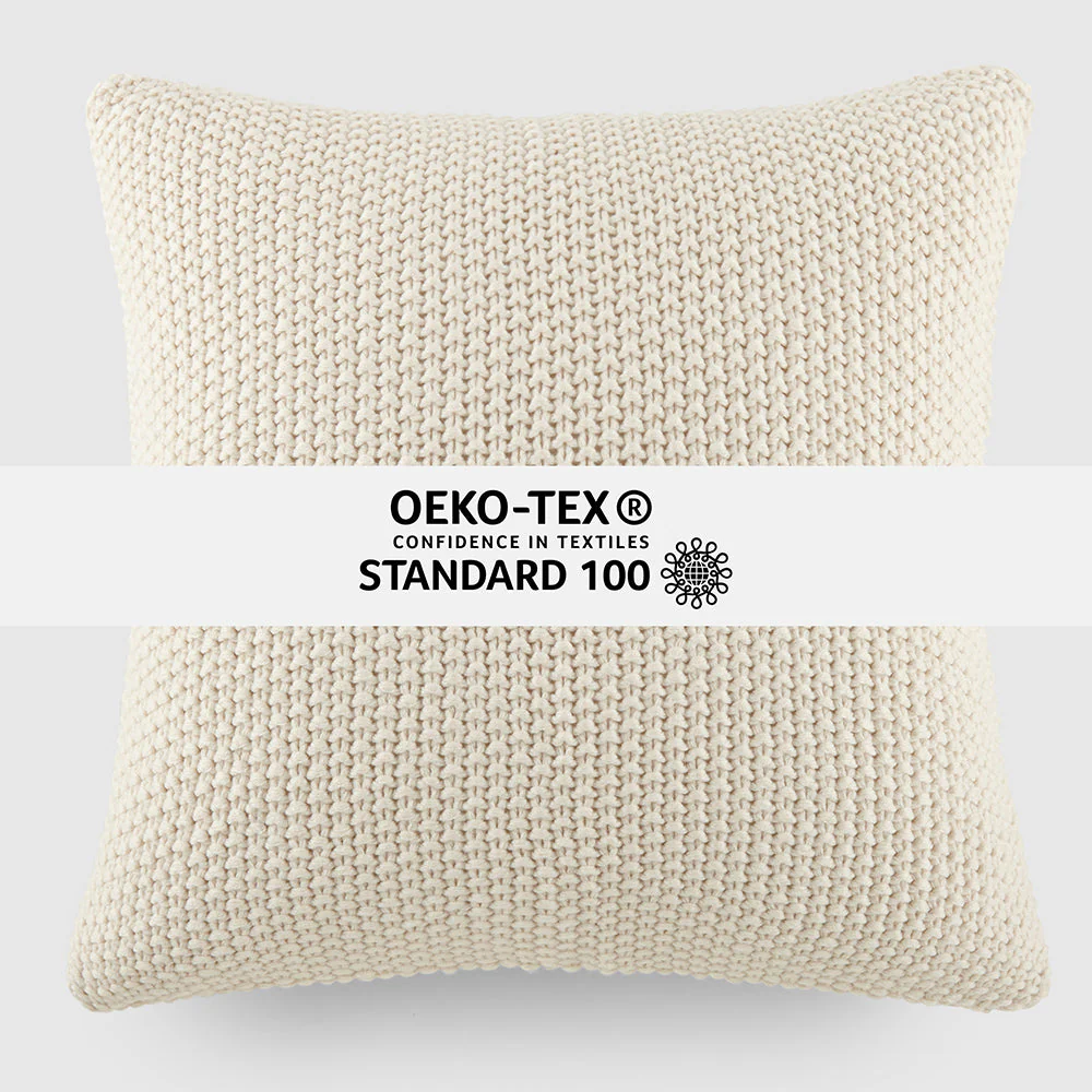 Seed Stitch Knit Throw Pillow Cover and Insert (Sale) - Image 50
