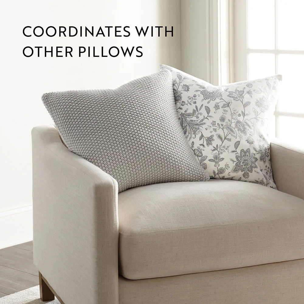 Seed Stitch Knit Throw Pillow Cover and Insert (Sale) - Image 53