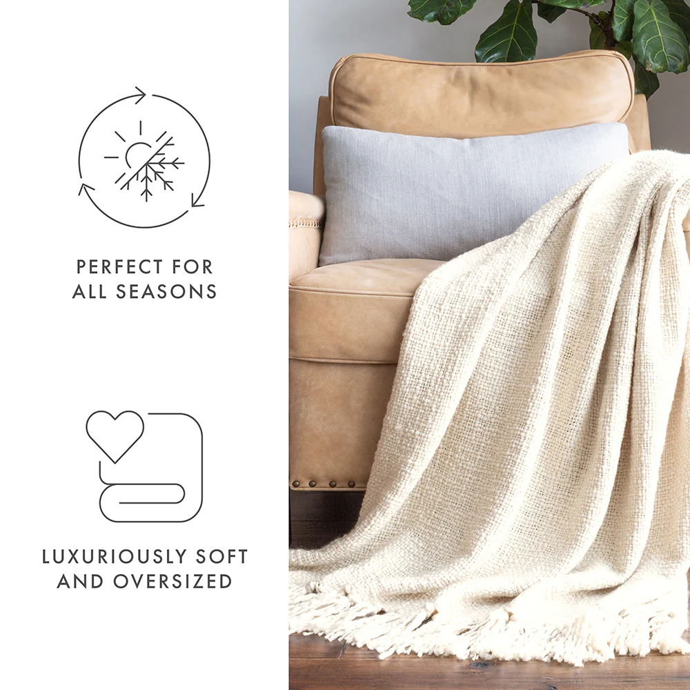 Slub-Yarn Throw Blanket (Sale) - Image 11