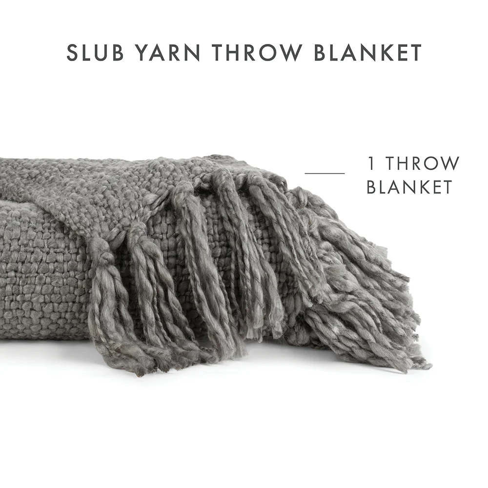 Slub-Yarn Throw Blanket (Sale) - Image 6