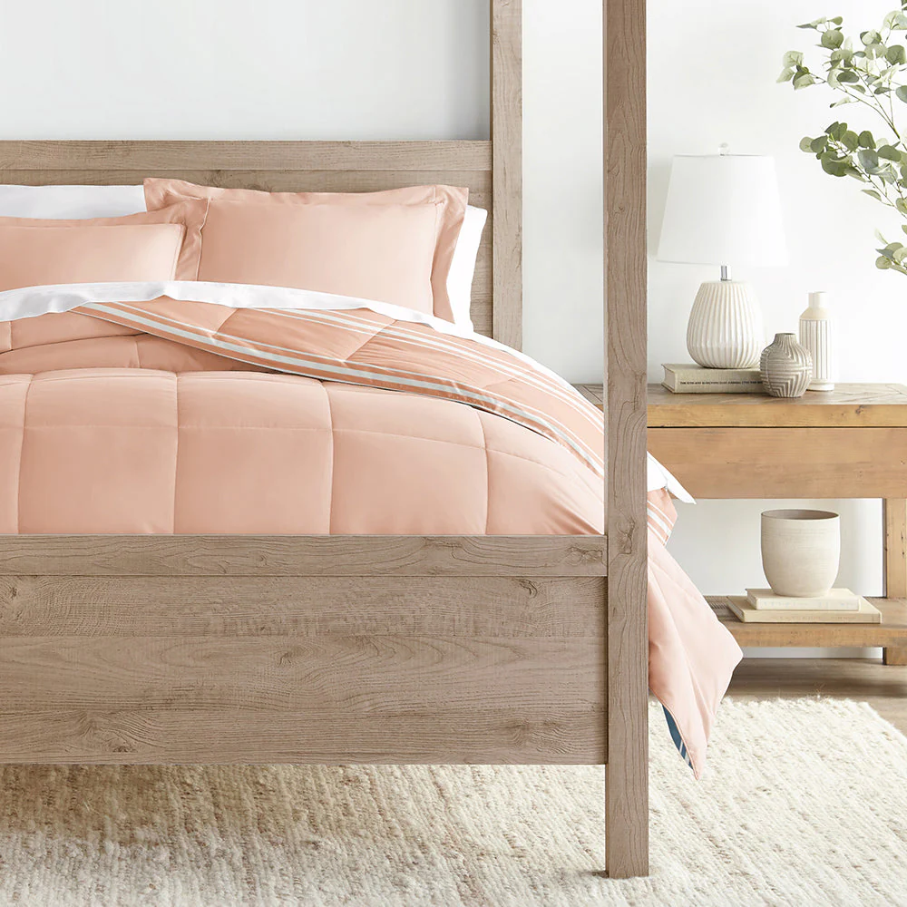 Soft Stripe Reversible Down-Alternative Comforter Set (Sale) - Image 11