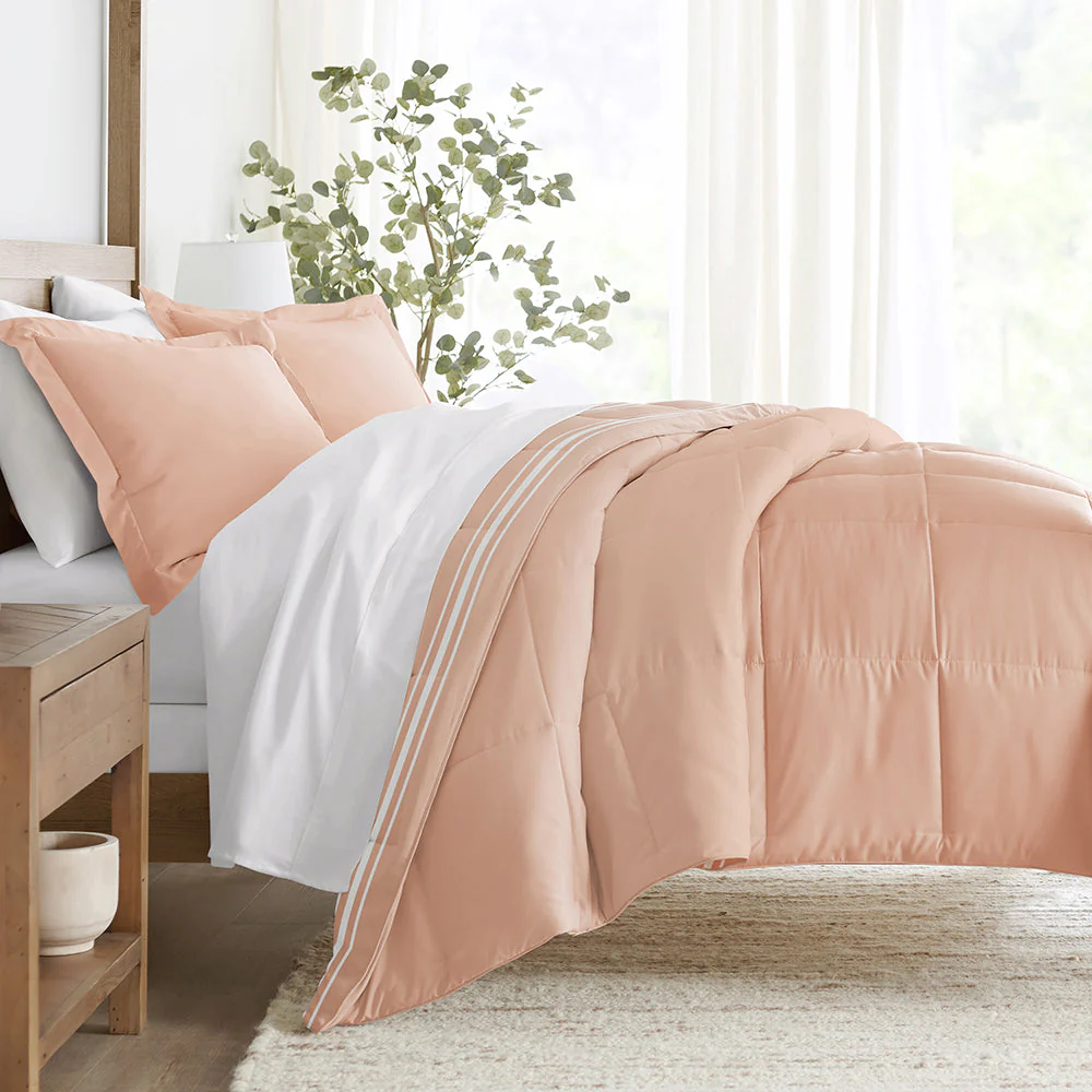 Soft Stripe Reversible Down-Alternative Comforter Set (Sale) - Image 3