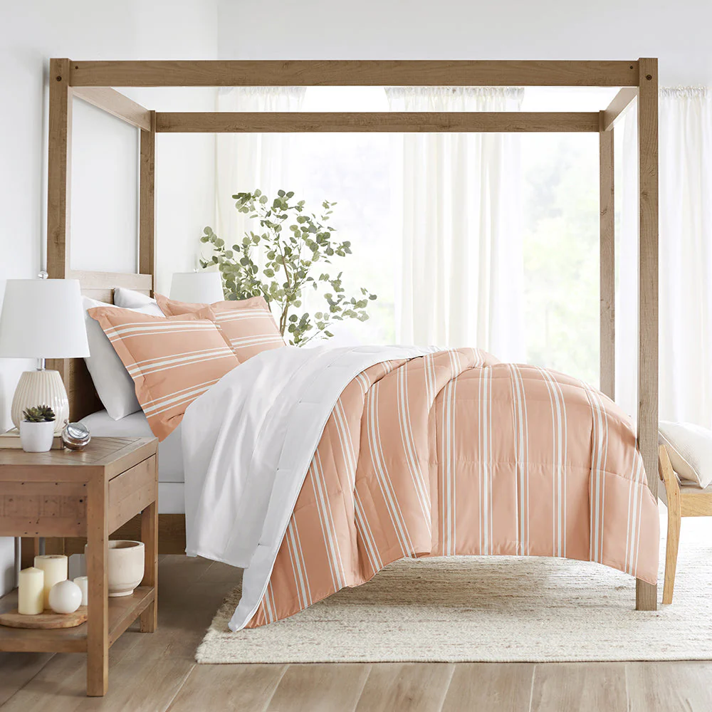 Soft Stripe Reversible Down-Alternative Comforter Set (Sale) - Image 5