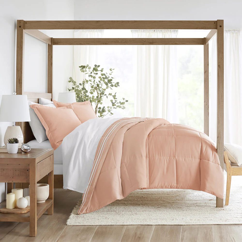Soft Stripe Reversible Down-Alternative Comforter Set (Sale) - Image 7