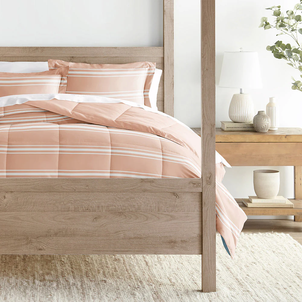Soft Stripe Reversible Down-Alternative Comforter Set (Sale) - Image 9