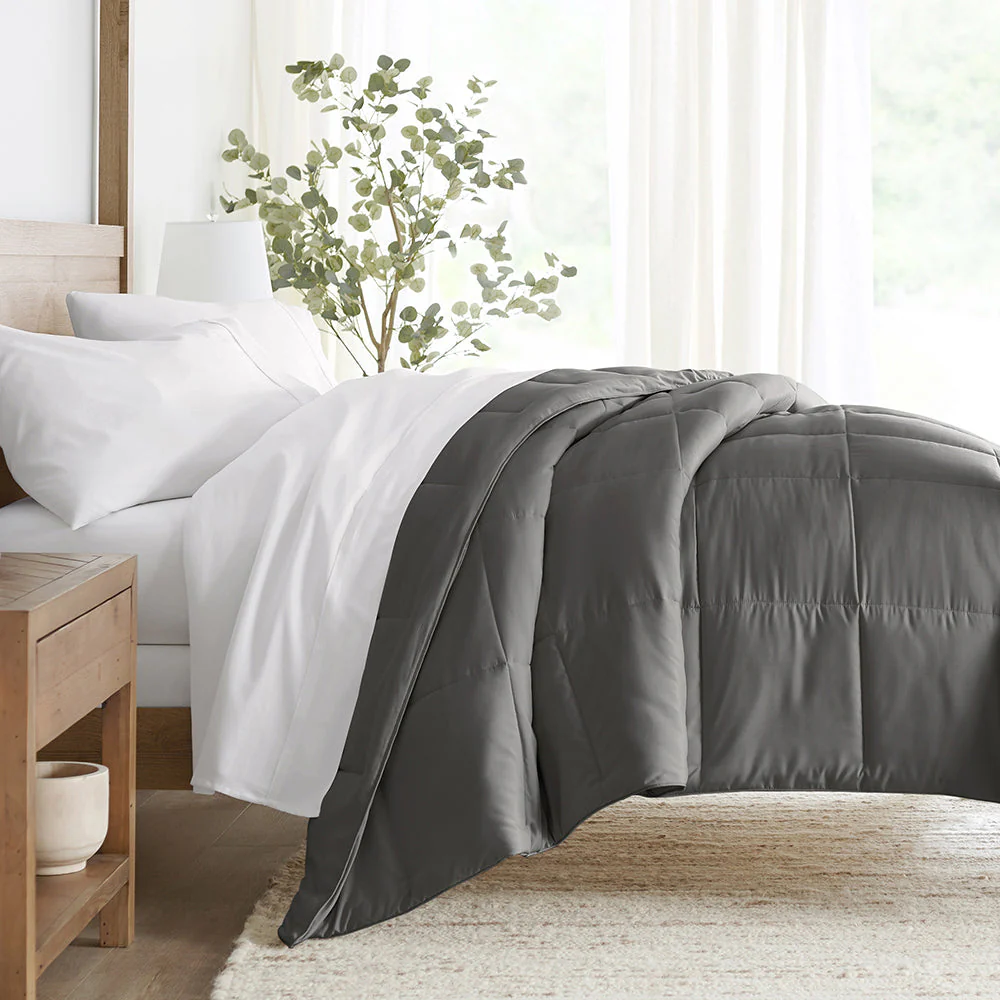 Sale - Solid Down-Alternative Comforter - Image 3