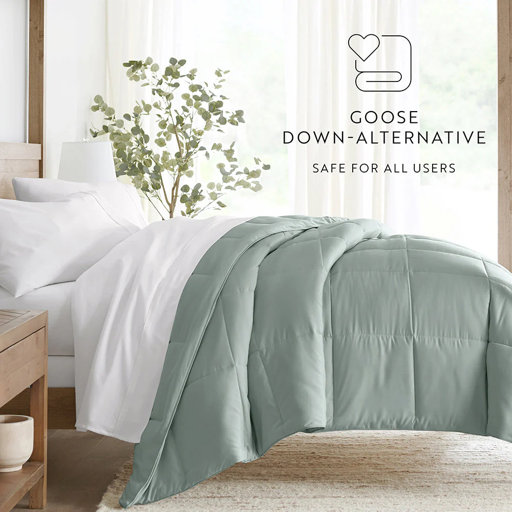Sale - Solid Down-Alternative Comforter - Image 62