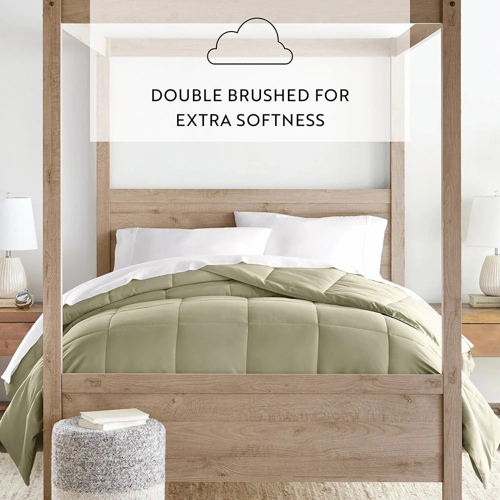 Sale - Solid Down-Alternative Comforter - Image 71