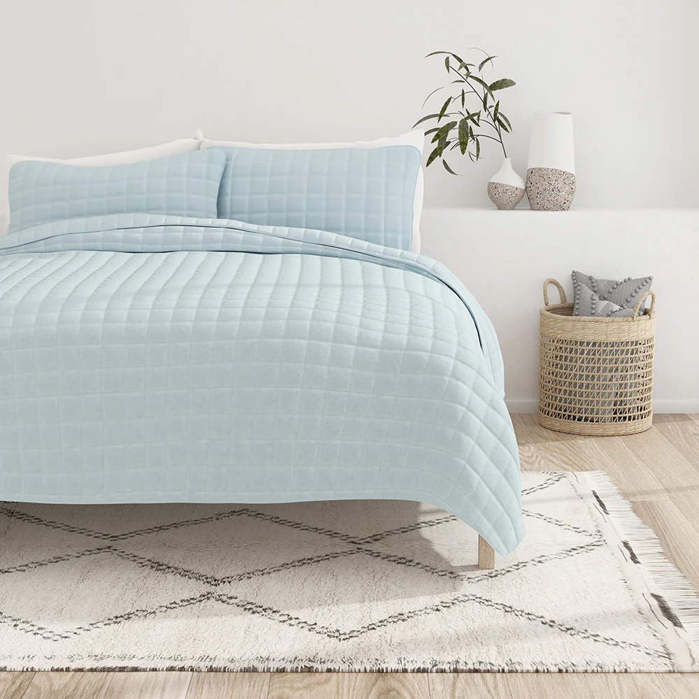 3-Piece Square Quilted Coverlet Set (Sale) - Image 4
