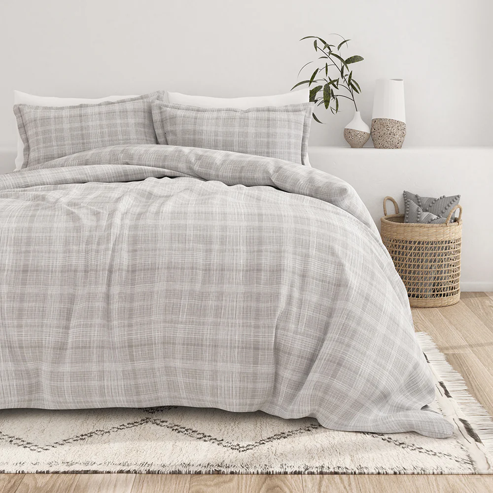 Thatch Pattern 3-Piece Duvet Cover Set (Sale) - Image 2