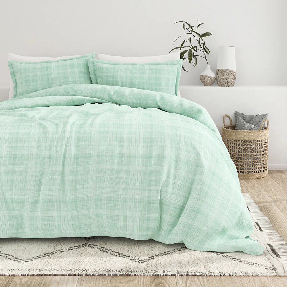 Thatch Pattern 3-Piece Duvet Cover Set (Sale) - Image 3