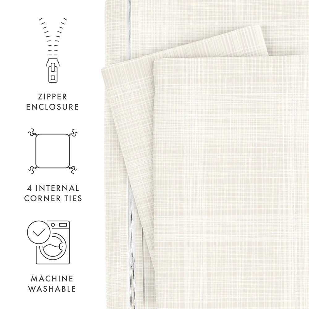 Thatch Pattern 3-Piece Duvet Cover Set (Sale) - Image 33