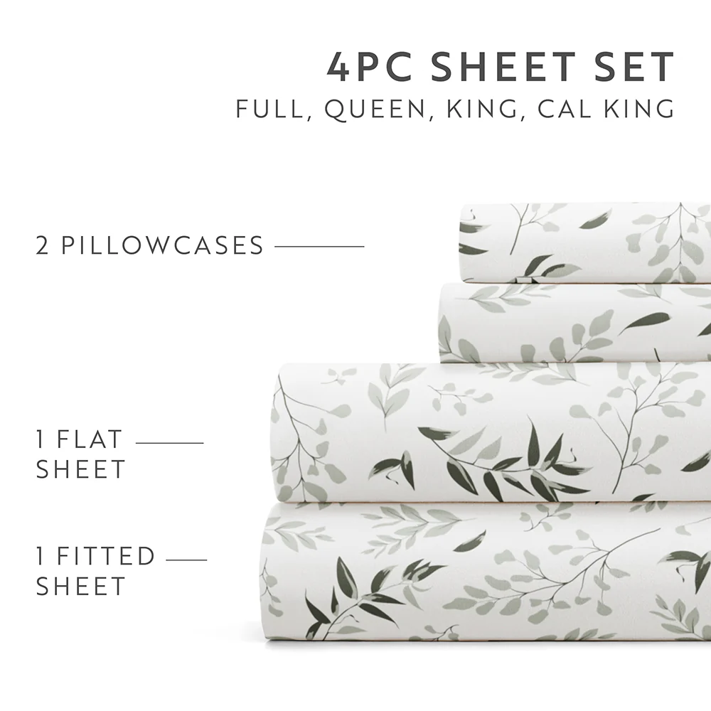 Tossed Foliage 4-Piece Pattern Sheet Set (Sale) - Image 9
