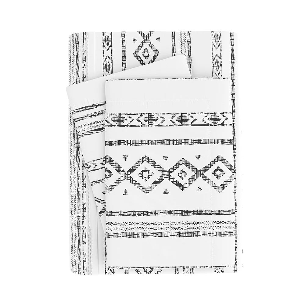 Geo Threads Pattern 3-Piece Duvet Cover Set (Sale) - Image 6