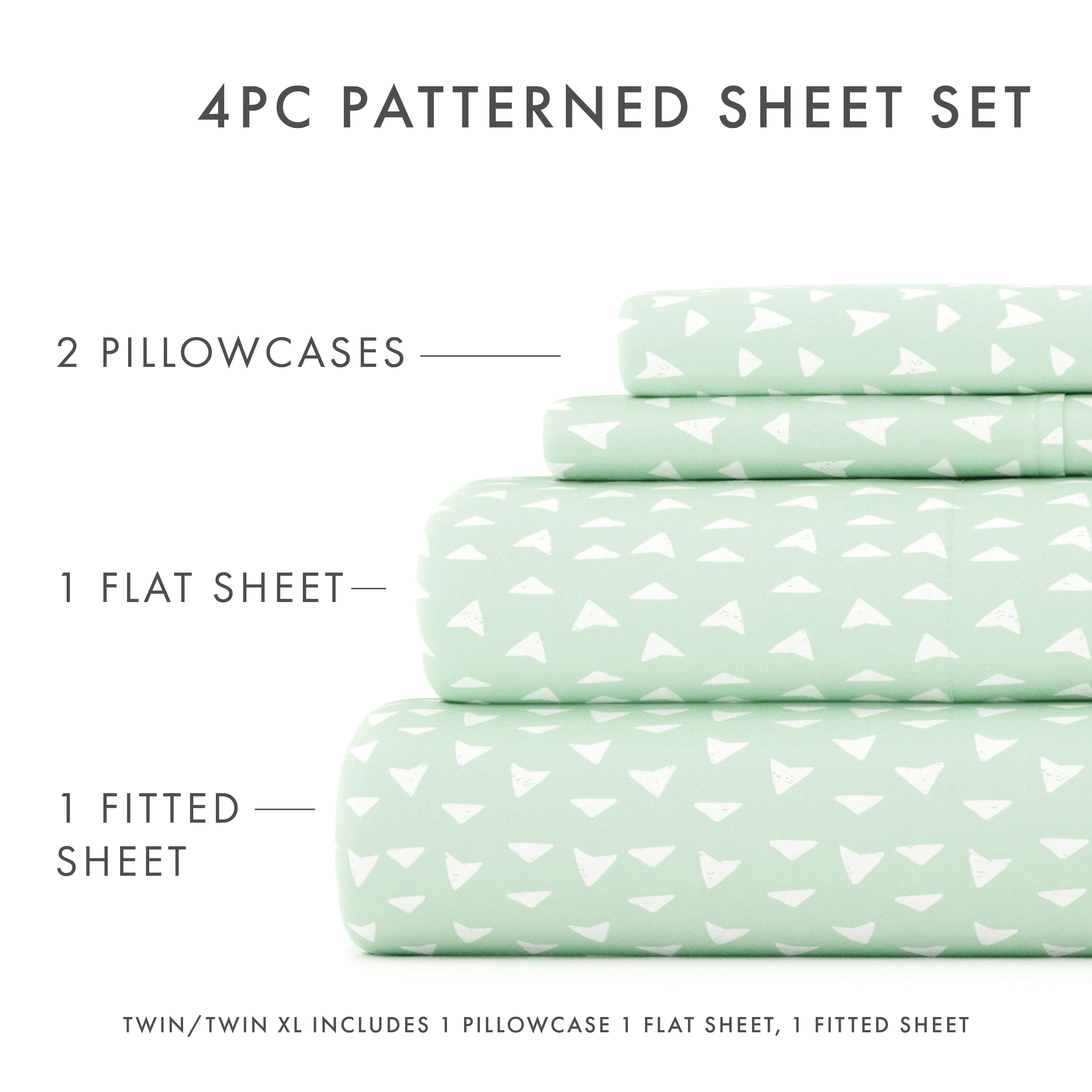 Urban Arrows Pattern 4-Piece Sheet Set (Sale) - Image 5