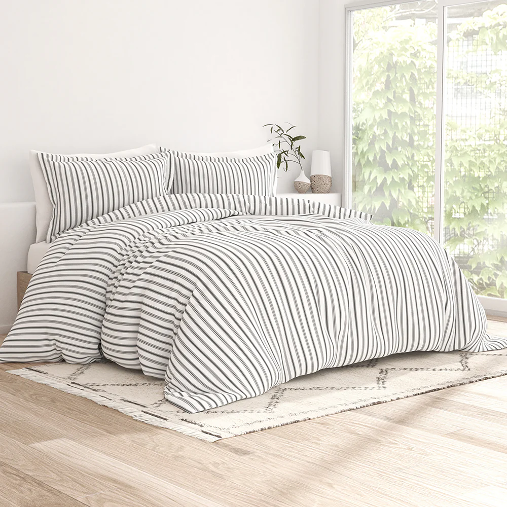 Vertical Dreams Pattern 3-Piece Duvet Cover Set (Sale) - Image 2
