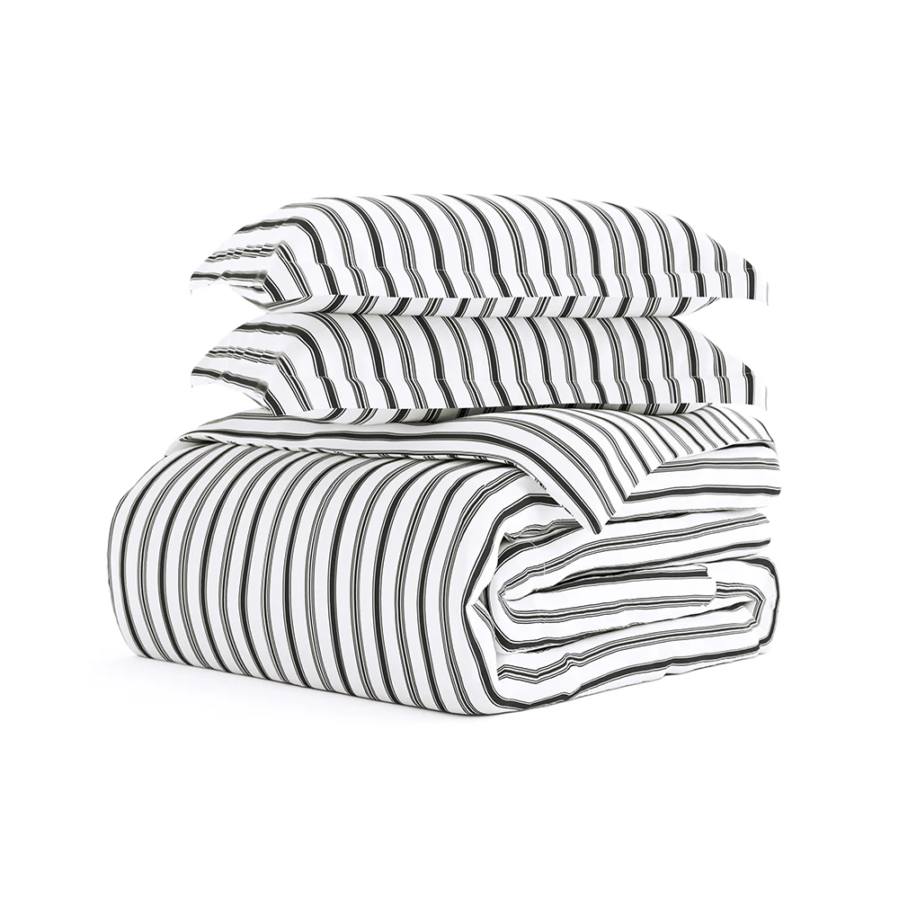 Vertical Dreams Pattern 3-Piece Duvet Cover Set (Sale) - Image 4