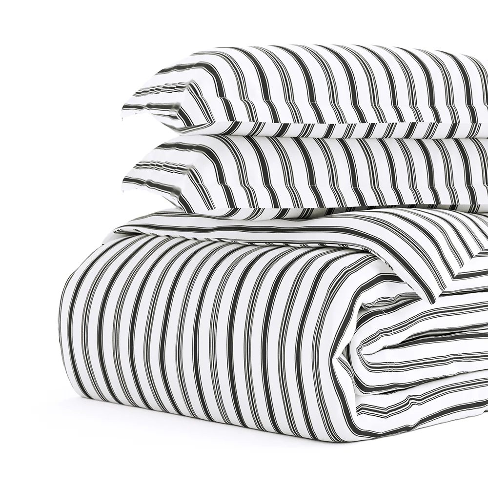 Vertical Dreams Pattern 3-Piece Duvet Cover Set (Sale) - Image 5