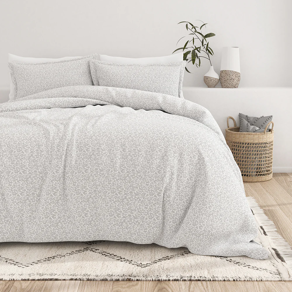 Trellis Vine Pattern 3-Piece Duvet Cover Set (Sale)