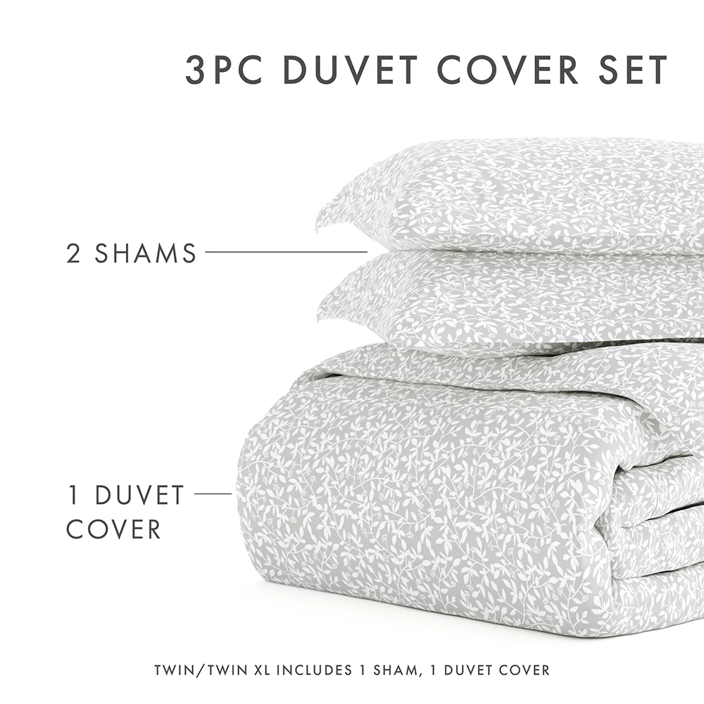Trellis Vine Pattern 3-Piece Duvet Cover Set (Sale) - Image 11