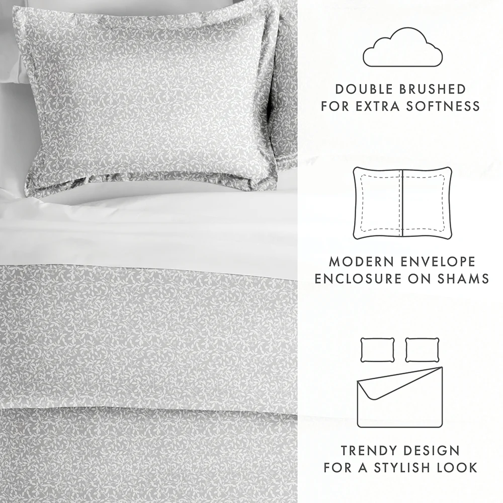 Trellis Vine Pattern 3-Piece Duvet Cover Set (Sale) - Image 8